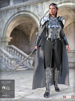72289 服装 女 MD dForce HD Elven Royal Armor for Genesis 8 Female(s)