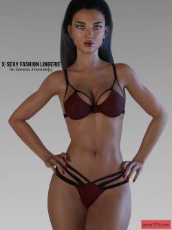 118768 服装 内衣X-Sexy Fashion Lingerie for Genesis 3 Female