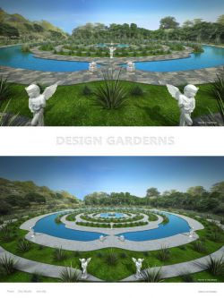 109449 场景 园林 Design Gardens