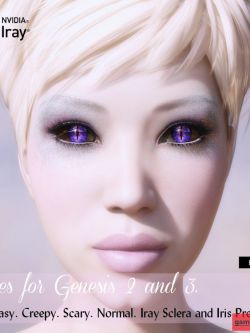 116803 眼睛着色器 Genesis 2 and 3 Eyes - Iris and Sclera by nelmi ()