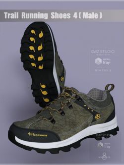 46819 鞋子 Trail Running Shoes 4 for Genesis 3 and 8 Male(s)