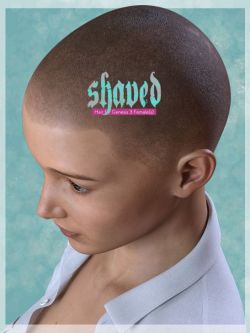 36793 头发 寸头 Shaved Hair for Genesis 3 Female(s)