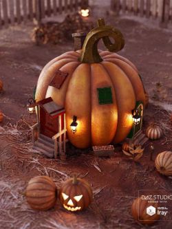 55813 道具  南瓜屋  Iddy Biddy Pumpkin House