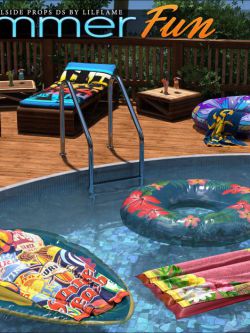 127898 泳池道具纹理 Summer Fun for Poolside Props DS by Sveva ()