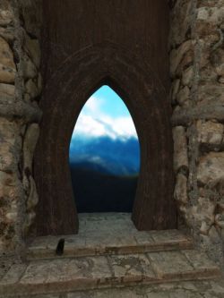 158315 小场景  3D Scenery: Magic Portal Backdrop