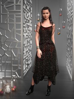88774 服装 Versatility for dForce Jane Outfit for Genesis 9