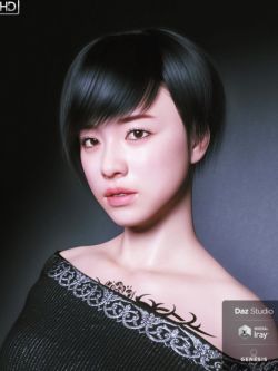 62513 人物和头发 Saya HD Character And Hair for Genesis 8 Female