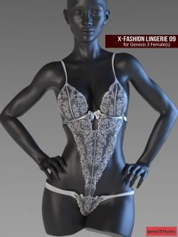 118912 服装 内衣 X-Fashion Lingerie 9 for Genesis 3 Females