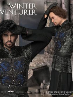 140791 服装 冒险家 DC-Winter Adventurer for Genesis 8 Male