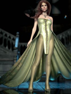 82698 服装 CB Sophia dForce Clothing Set for Genesis 8 and 8.1 Females