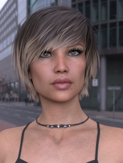 54877 头发 Exie Hair for Genesis 3 and 8 Female(s)