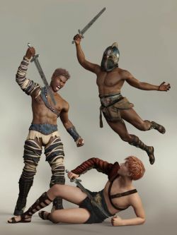 48995 姿态 Capsces Poses and Expressions for Genesis 8 Male and Darius 8