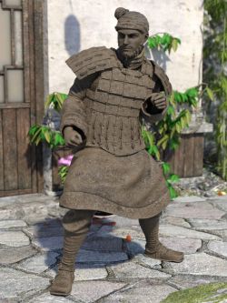 82007 人物 兵马俑  The Action General Terracotta Warrior for Genesis 8.1...