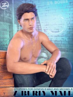 46065 G8M 姿态 Z Burly Male - Poses for Genesis 8 Male and Michael 8