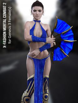 119847 服装 紧身衣 X-Fashion Combat 02 Bodysuit for Genesis 3 Females