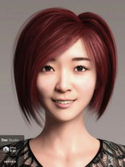 68139 人物 Hua Character And Hair for Genesis 8 Female