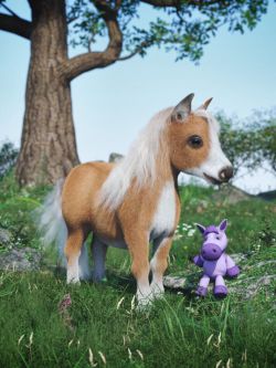 84274 小马 Pocket the Miniature Horse