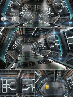 31677 场景 科幻  Spaceship Corridor