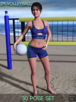 78239 排球姿势 IM Volleyball Poses for Genesis 8 Female