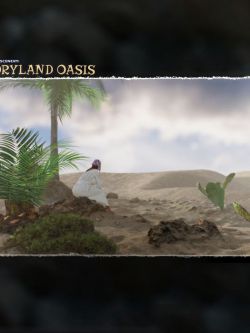116522 场景 道具 3D Scenery: Dryland Oasis by ShaaraMuse3D (),  Whim