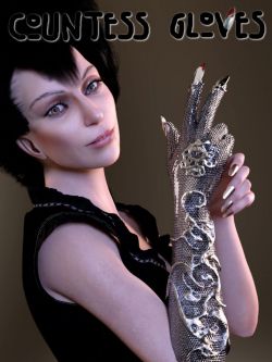 134652 首饰 伯爵夫人手套 Countess Gloves for Genesis 8 Female