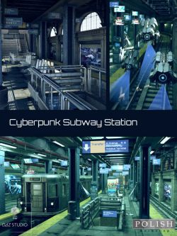 36495 场景 地铁站 Cyberpunk Subway Station