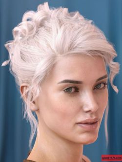 78943 头发 Poppy Hair for Genesis 3 & 8 Females