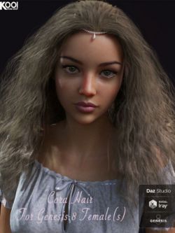 58439 头发 Cora Hair for Genesis 8 Female