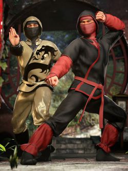 82842 服装 忍者小子服装纹理 Ninja Kid Outfit Textures