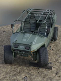 82286 道具 军用全地形车辆  MIL ATV Vehicle