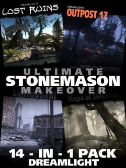 16573 捆绑包 场景 Ultimate Stonemason Makeover - 14-in-1 Bundle