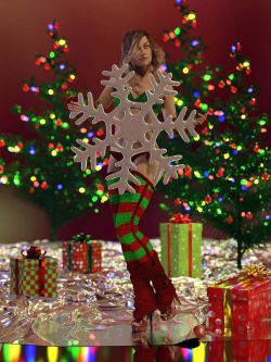 83888 圣诞糖果姿势和道具 Christmas Candy Poses and Props for Genesis...