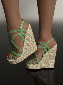 149914 鞋类 Natalie's Sandals for Genesis 8 and 8.1 Females