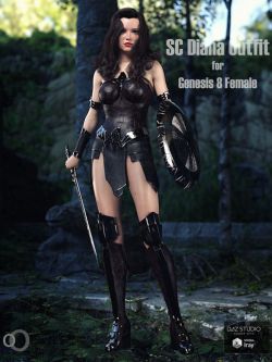 140622 服装 纹理 SC Diana Outfit for Genesis 8 Female