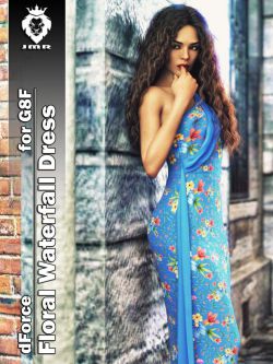 135102 花卉瀑布连衣裙  JMR dForce Floral Waterfall Dress for G8F