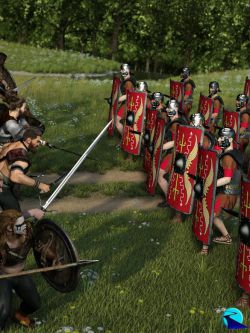 81661 道具人物 Now-Crowd Billboards - Roman Legionaries Ready