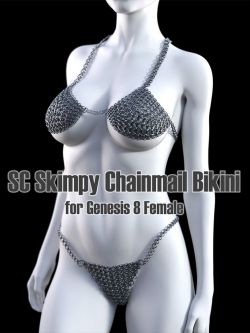 151949 链条比基尼  SC Skimpy Chainmail Bikini for Genesis 8 Female