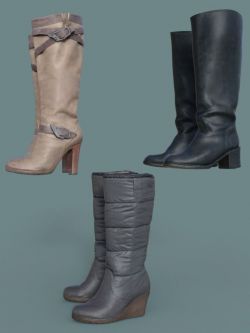87878 鞋子 Walking Boots for Genesis 8.1 Females