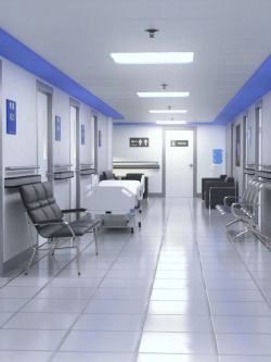 83280 场景 医院走廊 Hospital Hallway