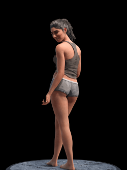 Dina TLoU2 in Daz G8F