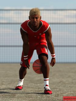 80504 姿态 篮球姿势 Basketball Poses for Genesis 8 and 8.1 Male