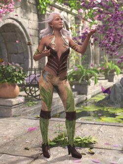 85559 服装 Keeper of the Petals Outfit for Genesis 8 and 8.1 Females