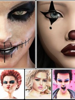73805 人物艺术化 Artistic Make-up Concepts for Genesis 8 Females