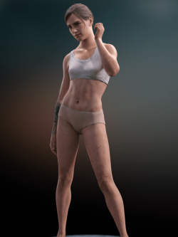 人物 Ellie Williams TLoU2 in Daz G8F