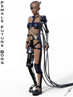 64203 服装 科幻 义肢 Female Future Borg for Genesis 8 Female(s)