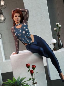 85289 城市魅力服装 Urban Glam Outfit for Genesis 8 and 8.1 Females