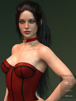 142469 服装 X-Fashion Sugar Corset for Genesis 8 Female(s)