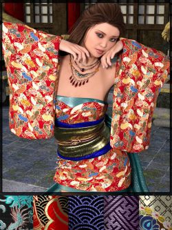 33437  服装 纹理 着色器 细节DG Iray Fabrics of Asia Shaders DG ...