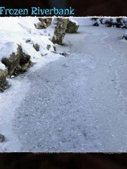 134854 场景 冰冻自然河岸 3D Scenery: Frozen Natural Riverbank