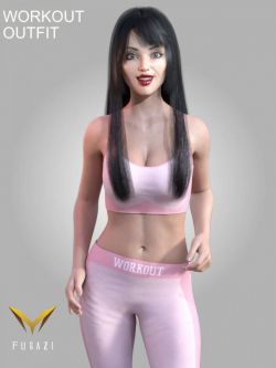 85721 服装 FG Workout Outfit for Genesis 8 and 8.1 Females